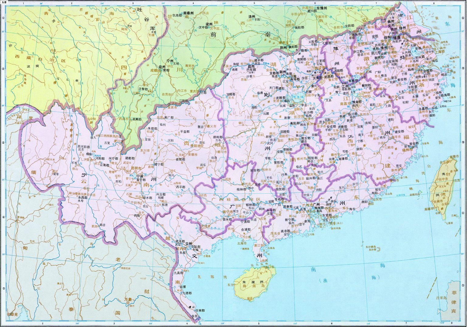 《中国历史地图集》东晋十六国 - 地图集