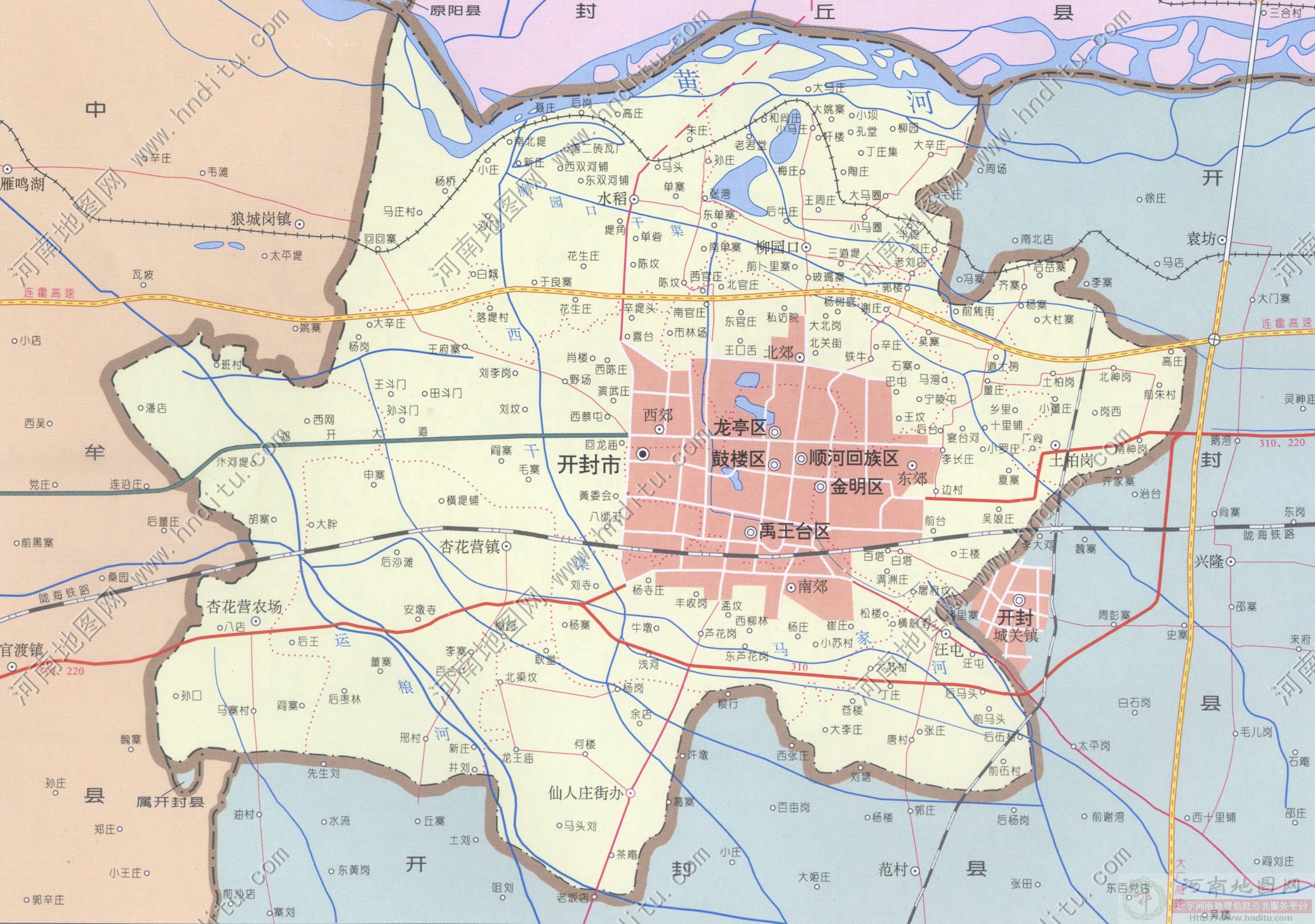 开封市地图 - 地图集