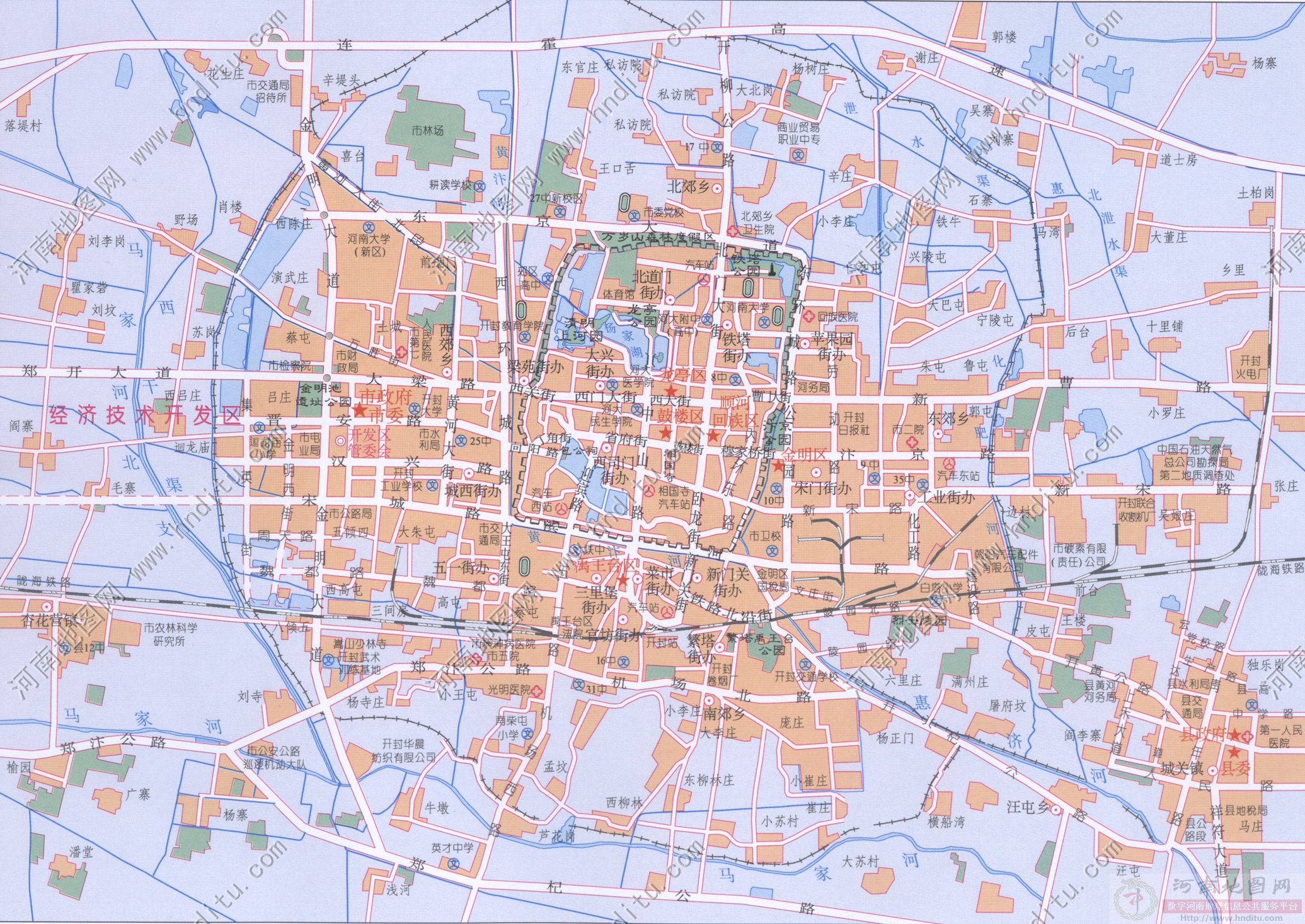 开封市地图 - 地图集
