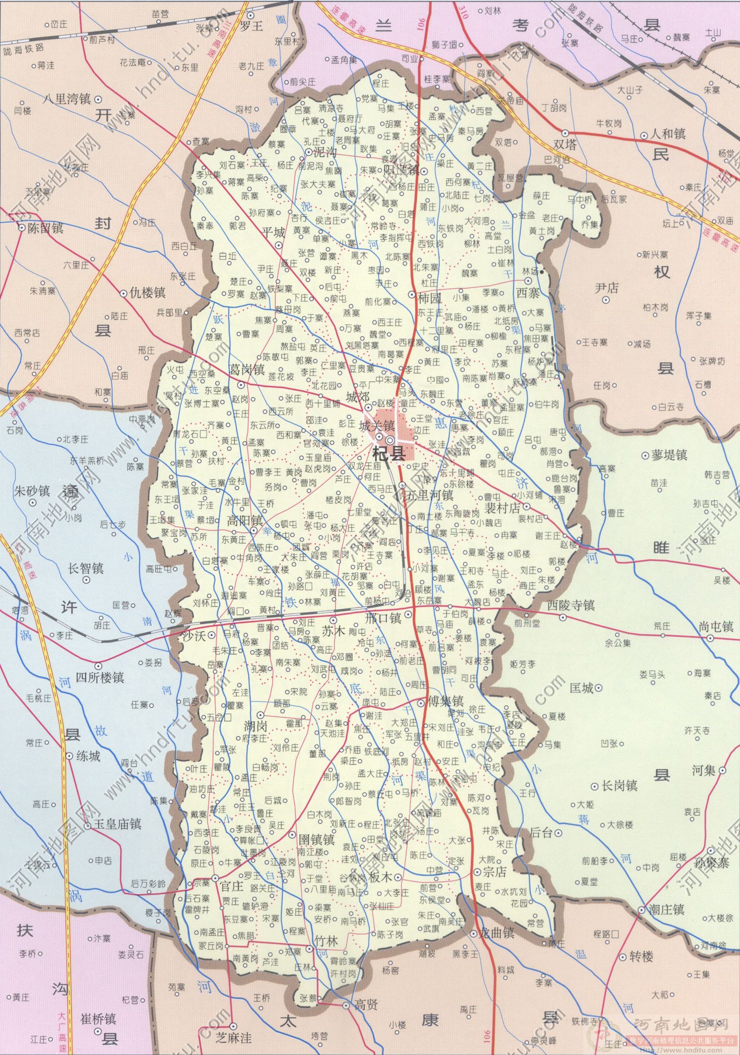 开封市地图 - 地图集