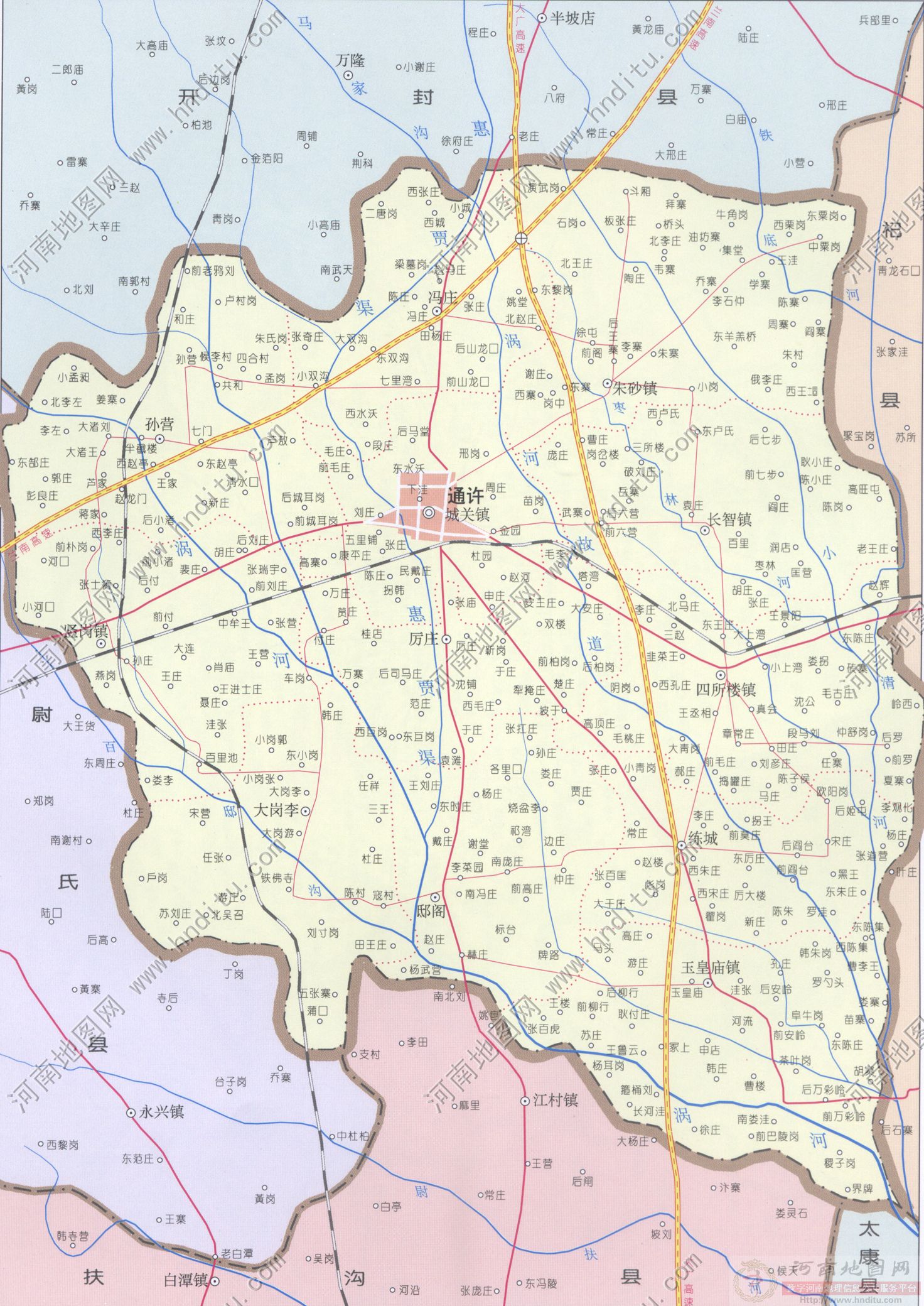 开封市地图 - 地图集