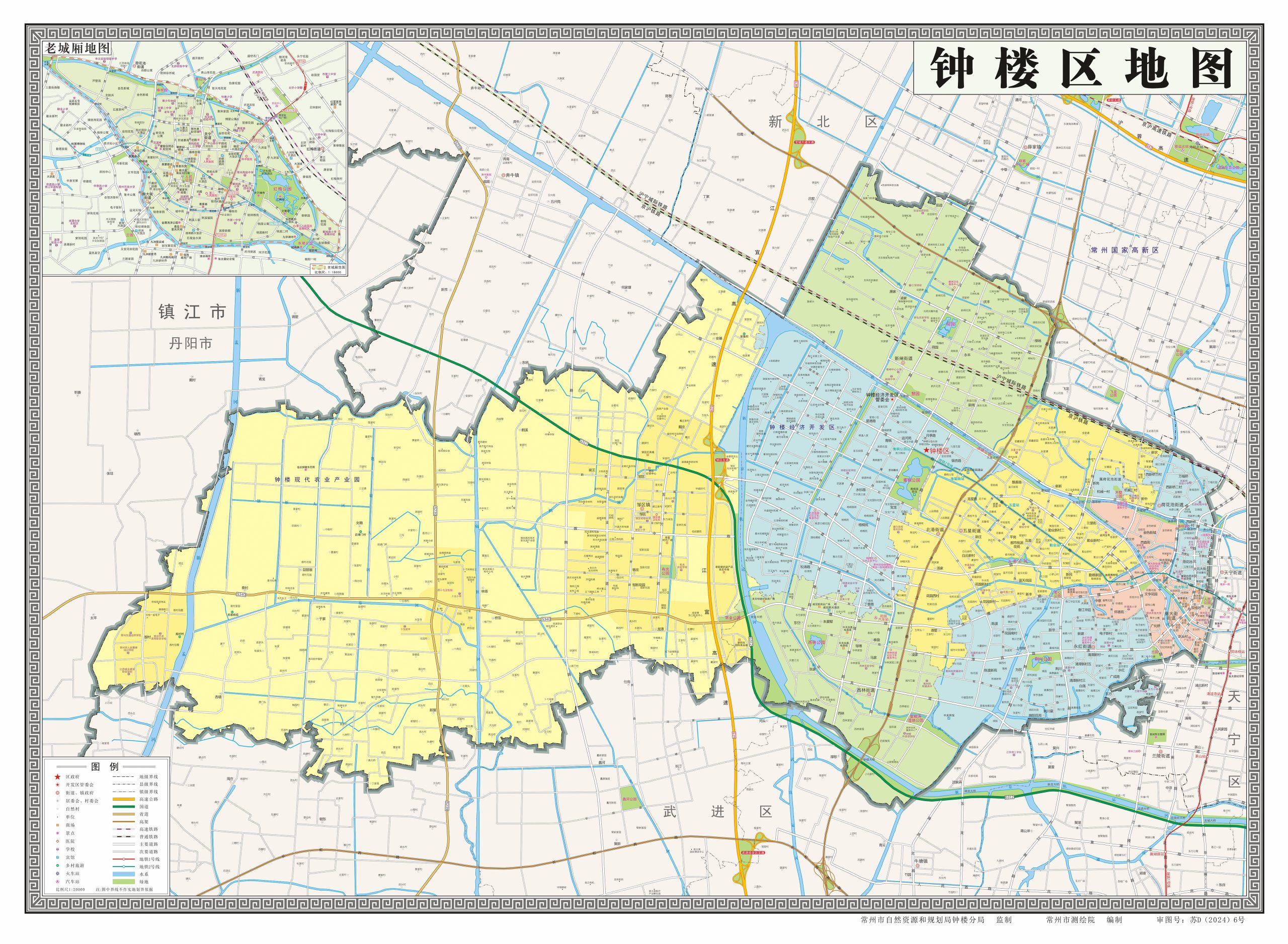 常州市钟楼区 - 地图集